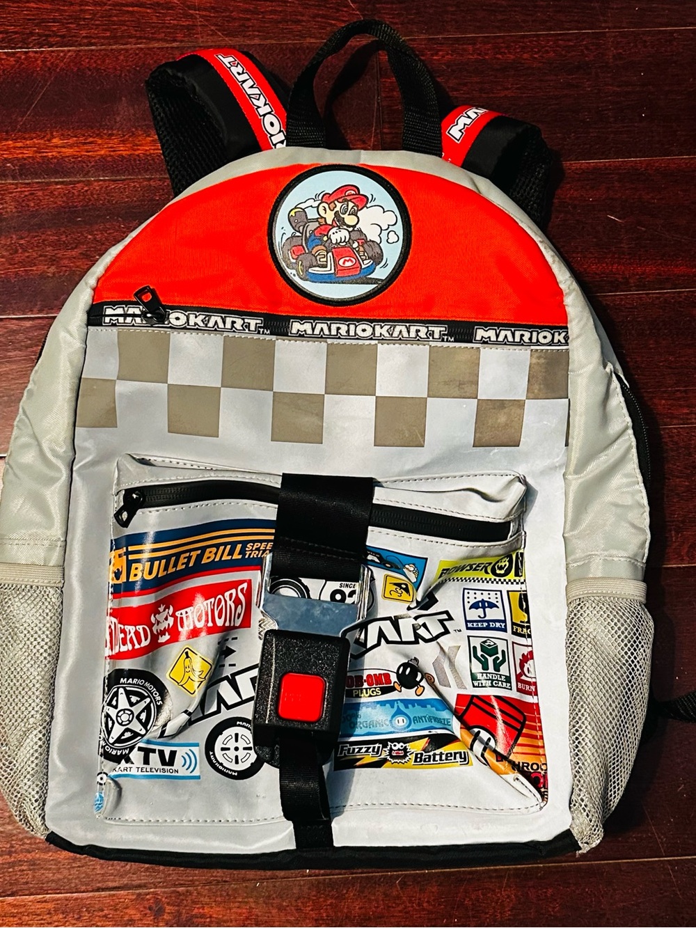 Universal Studios Epic Universe Grand Prix Mario Kart Backpack Nintendo World